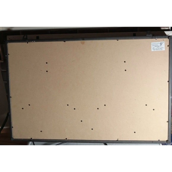 Laminated Rand McNally Modern World Map Genuine Black Wood Frame 33"wx22h - Picture 12 of 12